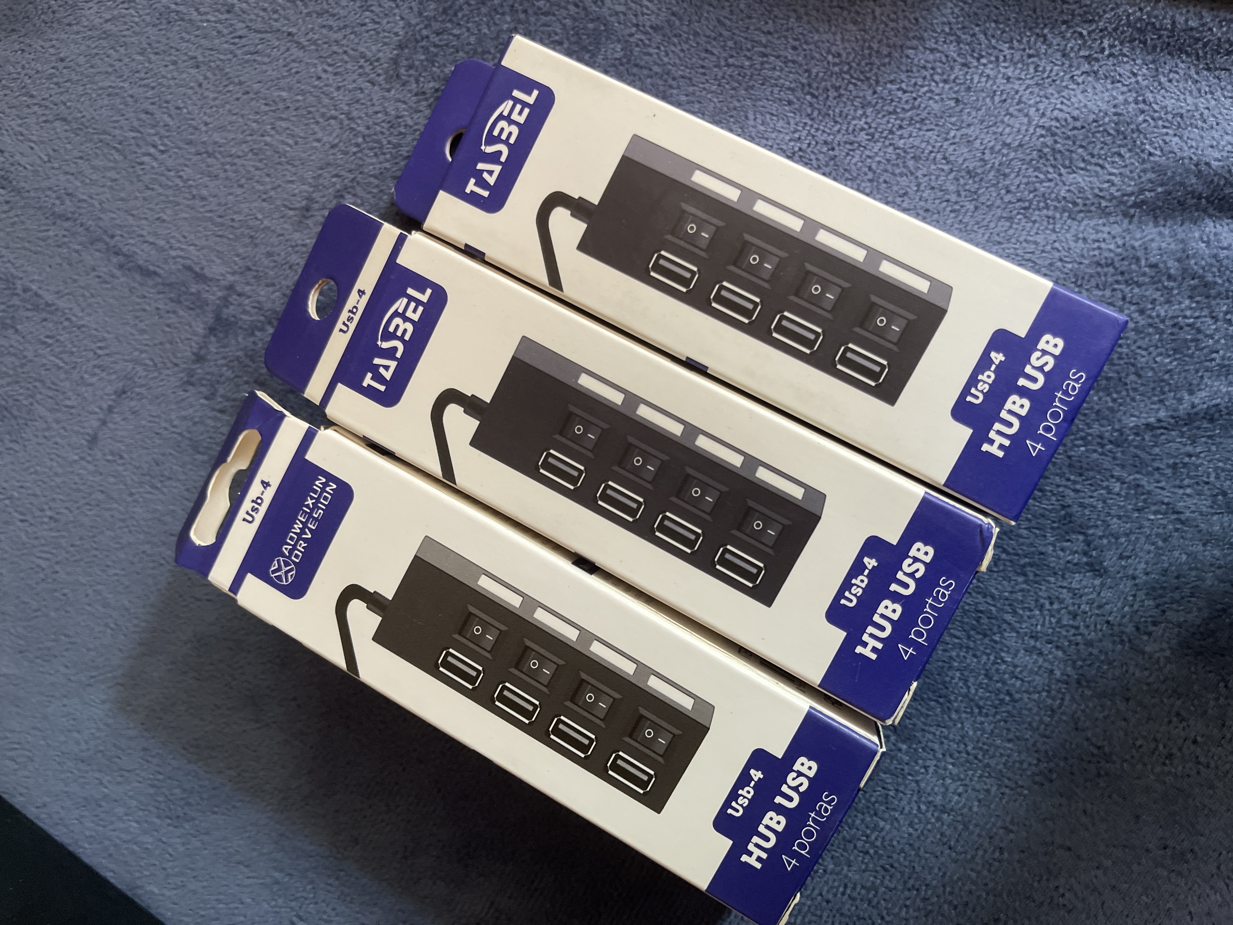 HUB 4 PUERTOS LUCES LED